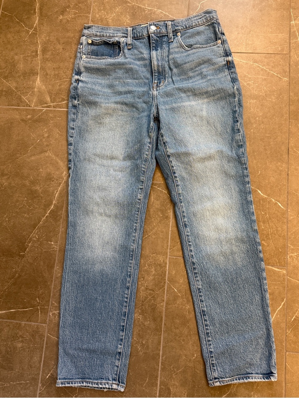 Madewell Women's Light Blue Straight-Leg Jeans